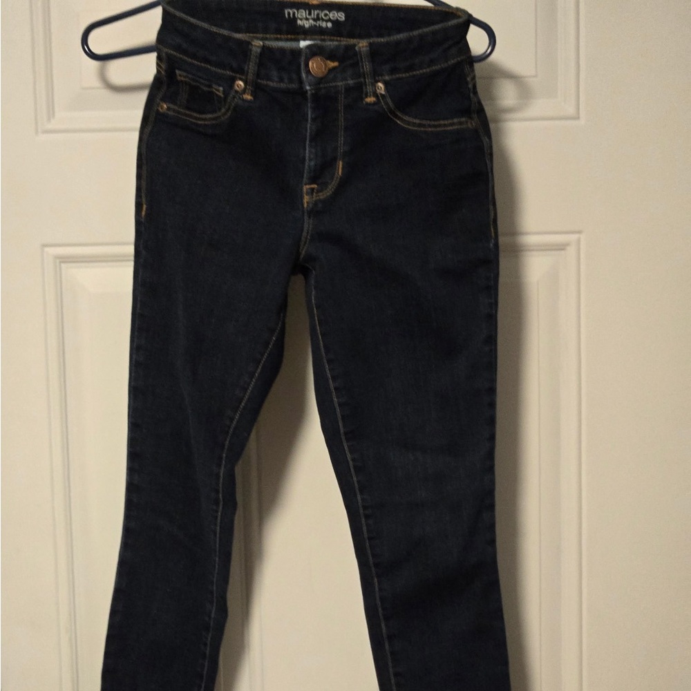 Maurices Women's Deep Indigo Skinny Jeans